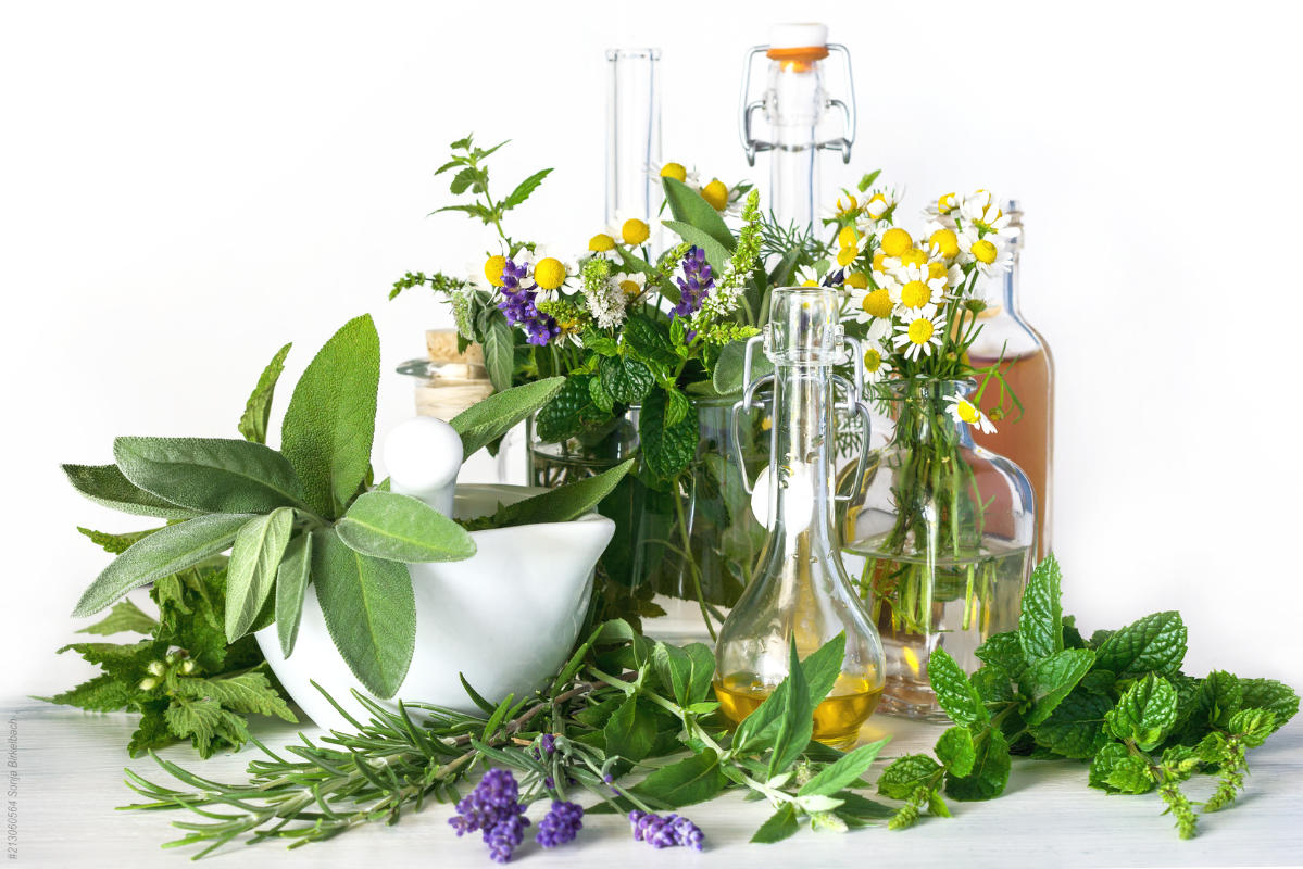 Heilpflanzen und Heilkräuter, ätherische Öle